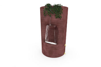 English Wall Concept Rain Barrel